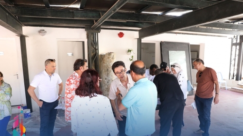 زيارة إلى مسرح قرطاج الأثري و مسرح الأوبرا بمدينة الثقافة تحضيرا لحفلي افتتاح و اختتام المهرجان
