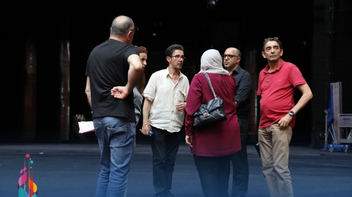 زيارة إلى مسرح قرطاج الأثري و مسرح الأوبرا بمدينة الثقافة تحضيرا لحفلي افتتاح و اختتام المهرجان