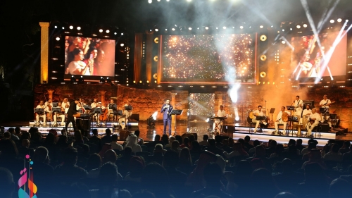 حفل الفنان صابر الرباعي في افتتاح المهرجان بمسرح قرطاج