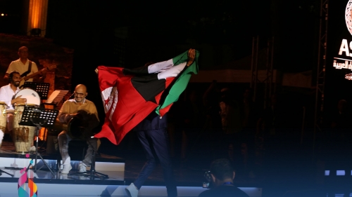  حفل الفنان صابر الرباعي في افتتاح المهرجان بمسرح قرطاج