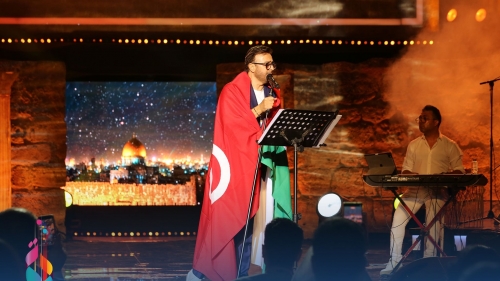  حفل الفنان صابر الرباعي في افتتاح المهرجان بمسرح قرطاج