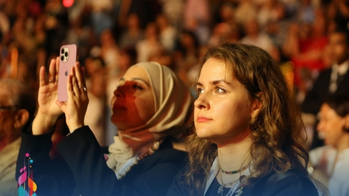 حفل الفنان صابر الرباعي في افتتاح المهرجان بمسرح قرطاج