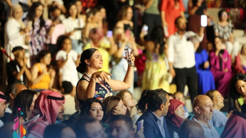  حفل الفنان صابر الرباعي في افتتاح المهرجان بمسرح قرطاج