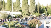 "Opening ceremony at the Carthage Amphitheatre with star Ragheb Alama."