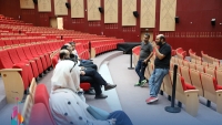 زيارة إلى مسرح قرطاج الأثري و مسرح الأوبرا بمدينة الثقافة تحضيرا لحفلي افتتاح و اختتام المهرجان
